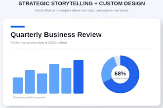 design professional powerpoint presentation pitch deck and business slides