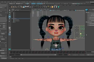 3d character rigging,rig avatar,iclone,maya mocap,hd facial shapekeys,vtuber rig