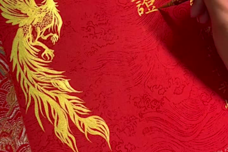 design a custom chinese wedding vow or marriage certificate