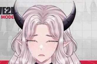 design and rig vtuber model art live2d anime character stream overlay vrchat