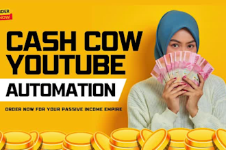 build a profitable youtube automation cash cow channel