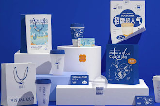 design product packaging, box, label, pouch and 3d mockup