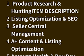 manage your amazon seller central account