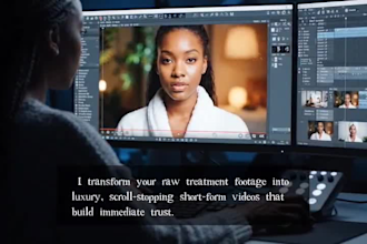 edit engaging reels and short form videos for medical spas and aesthetics clinic