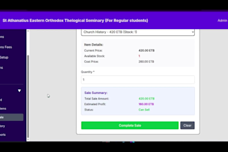 build an inventory management system with reports and role