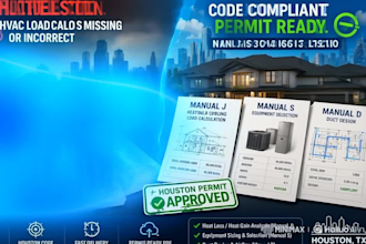 perform manual j and s calculations for houston building permits