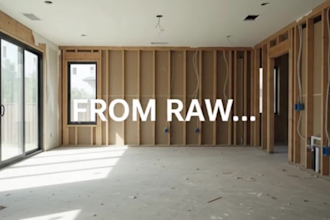 create ai construction and building timelapse video