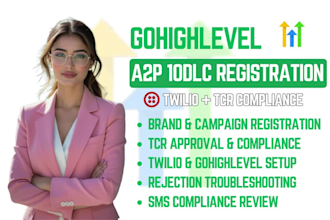 do gohighlevel a2p 10dlc registration, a2p 10dlc on twilio, gohighlevel a2p sms