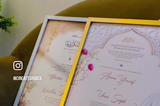 design marriage certificate, invitation card, borders