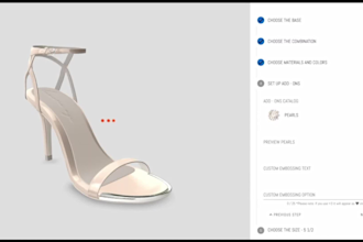 3d configurator create interactive 3d product configurator 3d shoe design