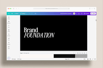 design brand identity kit brand style guide mood board canva branding