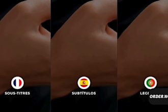 create or edit subtitle and captions in english french spanish and portuguese