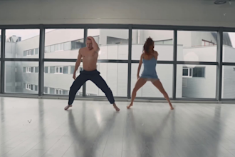 do a beautiful couple ballet dance, contemporary dance, duo ballet dance video