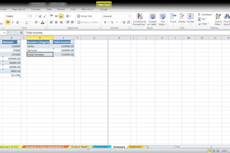 create a financial analysis dashboard in excel