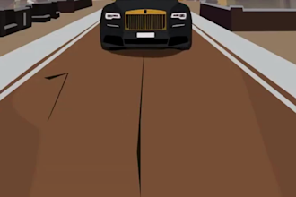 create 2d music video animation, 2d line art animation and animated music video