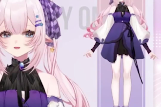 create and rig anime live2d vtuber model 2d vtuber live 2d vtuber model rigging