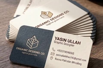 design modern visiting cards and professional business cards