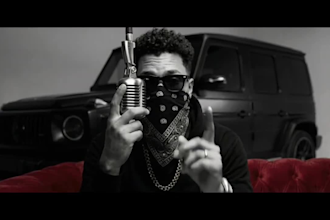 cinematic ai music animated video sync, 2d ai rap music with sora 2 for artist