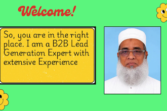 do targeted b2b lead generation, wed research, data entry