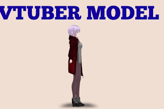 design and rig a live2d vtuber model for streaming