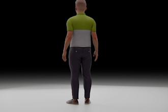create realistic 3d character rigs ready for 3d shorts