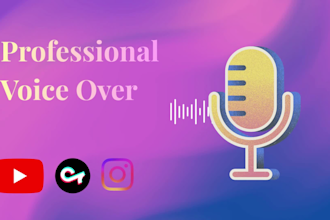 do voice over for your youtube tiktok or any social site channel with accuracy