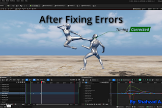 edit or create 3d character animation in unreal engine