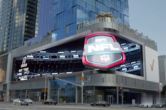 create 3d hologram anamorphic billboard and stadium led advertising