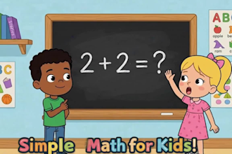 create 2d animations for kids nursery rhymes and educational animation for kids
