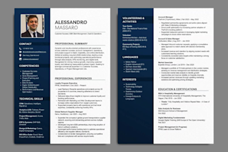 write your ats tech resume and professional IT CV