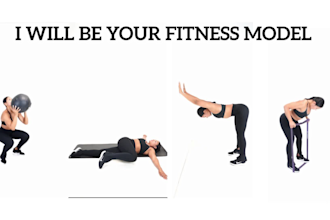 be your professional fitness model for photos and videos