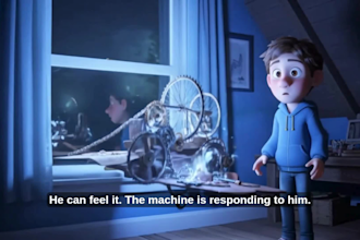 create 3d pixar ai animation, storytelling kids animation, 3d ai cartoon video
