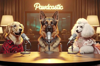 create ai talking animal, ai avatar for viral youtube using google veo3