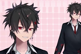 design and rig live2d vtuber model 2d vtuber model vtuber commission 2d anime