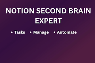 build your personalized notion second brain and productivity system in 24hrs