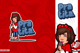 create an awesome portrait , caricature and character logo