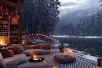 create cozy relaxing rain video for your youtube channel
