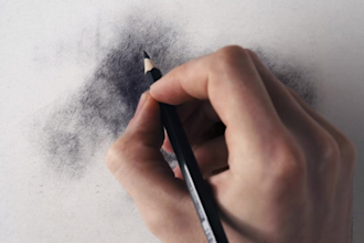 create 2d sketch style animation logo or picture by pencil