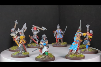 paint your wargame and rpg miniatures