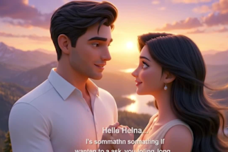 3d pixar ai proposal video 3d ai romantic storytelling animation 3d pixar style