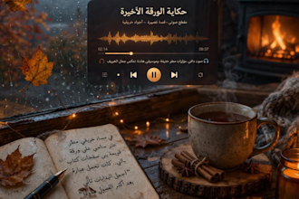 record a professional arabic female voice over