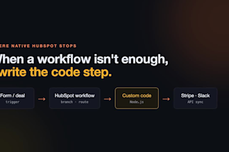 build hubspot automation, workflows and dashboards for your crm