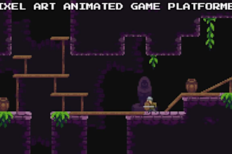 create pixel platformer game asset tileset tilemap pixel scenery pixel art