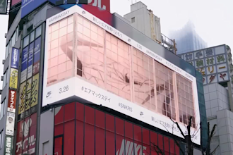 create stunning 3d anamorphic billboard