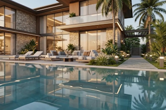 create ai exterior visualization, house rendering and property animation