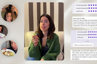 create the best ugc ad video in english and german