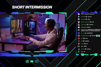 design and integrate a stream overlay alert chatbox in obs vmix for twitch, kick