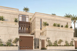design 3d exterior house elevation, architectural rendering