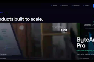 build a modern premium website with interactive UI
