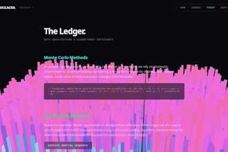 build an interactive 3d animated website with and webgl